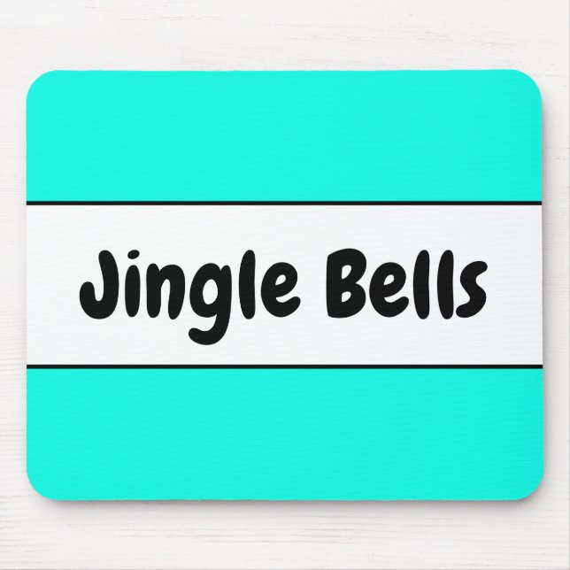 Mousepad Feriado "Jingle Bells", um feriado alegre e divert (Frente)