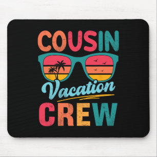 Mousepad Férias Da Família Cousin Crew Summer Beach Sungles