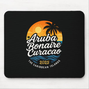 Mousepad Férias de Cruzeiro pelas Ilhas Abc Aru Bonaire Cur
