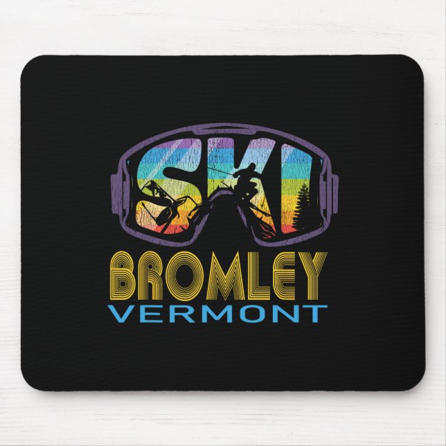 Mousepad Férias de Esqui Ski Bromley Vermont (Frente)