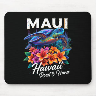 Mousepad Férias de Tartaruga de Praia do Oceano Maui Havaia
