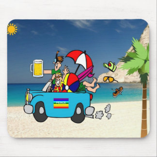 Mousepad Férias de Verão em Praia