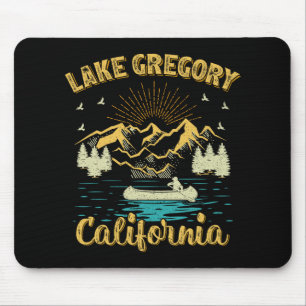 Mousepad Férias de Verão Retro Montanha Califórnia Gregory