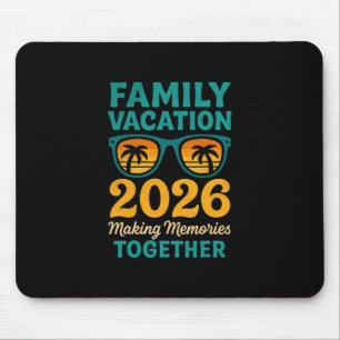 Mousepad Férias em Família 2026 Memórias do Pôr do Sol Trop