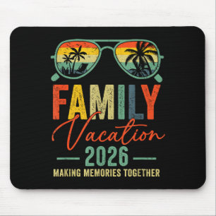 Mousepad Férias em família 2026 praia combinando férias de