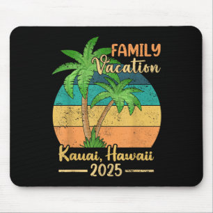 Mousepad Férias em Família na Praia de Kauai Havaí Verão 20