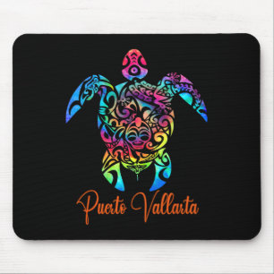 Mousepad Férias Familiares de Tartarugas do Mar de Puerto V