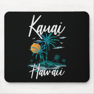 Mousepad Férias Familiares Retro Sunset Hawaii Kauai