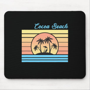 Mousepad Férias na Praia do Cocoa anos 80 Viagem Férias Pas