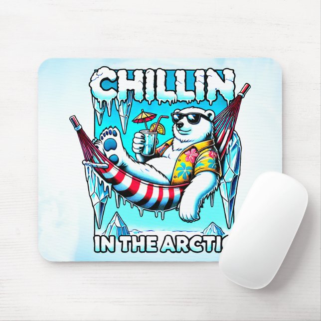 Mousepad Férias no Ártico (Com mouse)