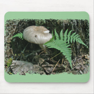 Mousepad Fern & Mushroom em Itens de Coordenação de Apedr