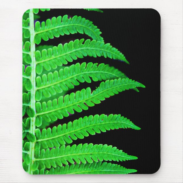 Mousepad Fern Preto e Verde (Frente)