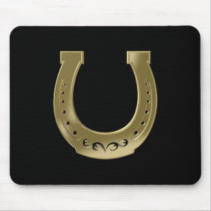 Mousepad ferradura ouro