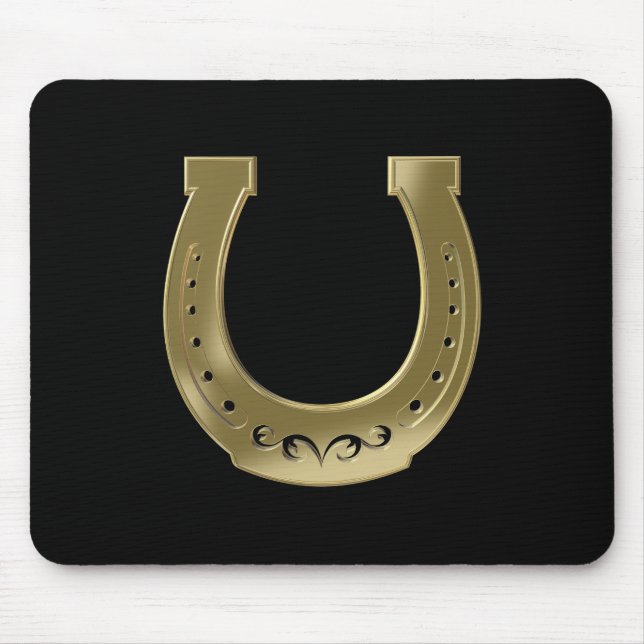 Mousepad ferradura ouro (Frente)