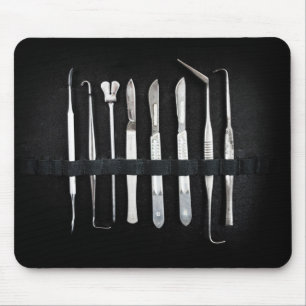 Mousepad Ferramentas de embalsamação Assorted da