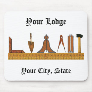 Mousepad Ferramentas de funcionamento do Freemason