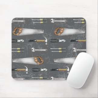 Mousepad Ferramentas de Trabalhador Rústico