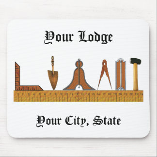 Mousepad Ferramentas de Trabalho da Freemason