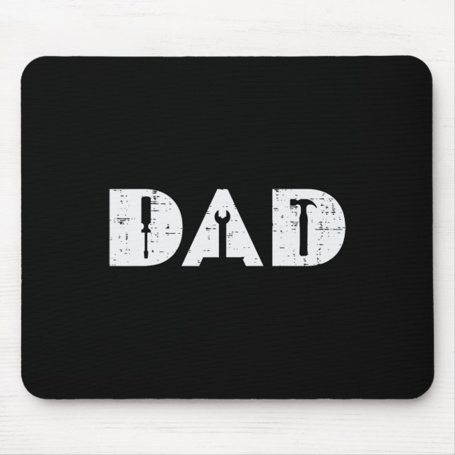 Mousepad Ferramentas Úteis Pai Dia dos Pais Engraçado Mecân (Frente)
