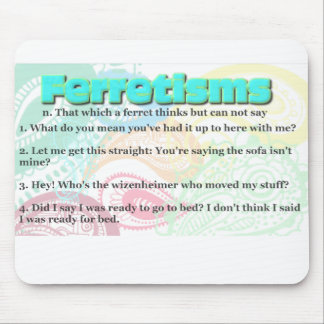 Mousepad Ferretism ou citações da doninha
