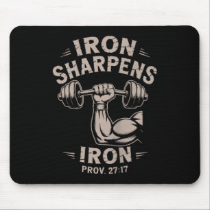 Mousepad Ferro Afia Ferro Juventude Cristã Treino Academia