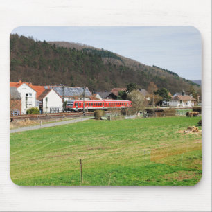 Mousepad Ferrovia de comarcal depois de Marburg em Buchenau