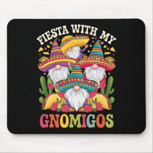 Mousepad Festa Com Meus Gnomigos Gnome Cinco De Maio