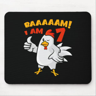 Mousepad Festa de 7 anos da galinha Fazenda Frango Cluck
