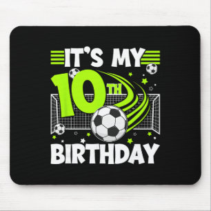 Mousepad Festa de Aniversário de 10 anos de Futebol
