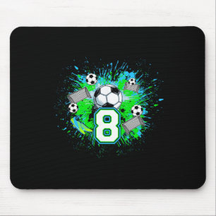 Mousepad Festa de Aniversário de 8 anos de Futebol