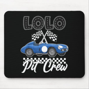 Mousepad Festa de aniversário de carro de corrida família l