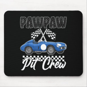 Mousepad Festa de aniversário de corrida de carros da famíl