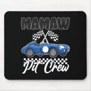 Mousepad Festa de aniversário de corrida de carros da famíl