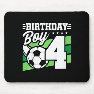 Mousepad Festa de Aniversário de Futebol Infantil - Menino 