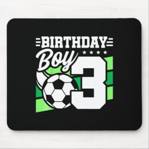 Mousepad Festa de Aniversário de Futebol Infantil - Menino