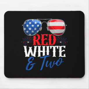 Mousepad Festa de Aniversário Infantil Vermelho Branco e Do