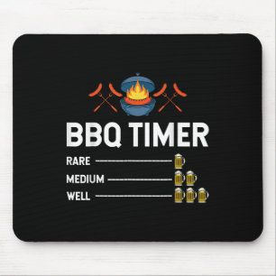 Mousepad Festa de Bebendo de Cerveja Engraçado Chef Chef de