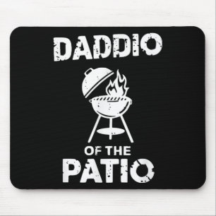 Mousepad Festa de Churrasco de Pai Engraçado Fumante Grelha