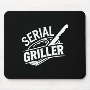 Mousepad Festa de Churrasco de Verão no Quintal Grelhando B