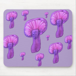 Mousepad Festa de cogumelos roxos