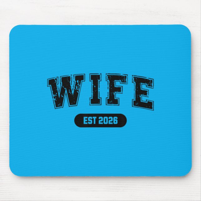 Mousepad Festa de Despedida de Solteiro Casamento Marido e  (Frente)