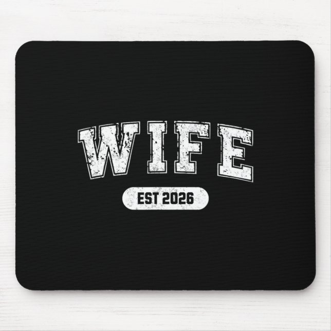 Mousepad Festa de Despedida de Solteiro Casamento Mulher e  (Frente)