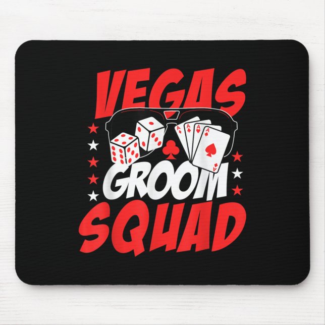 Mousepad Festa de Despedida de Solteiro do Noivo de Vegas  (Frente)