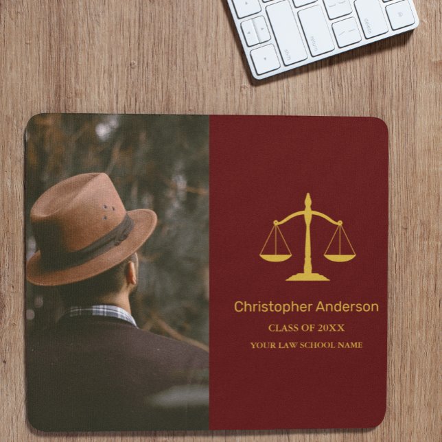 Mousepad Festa de Formatura de Profissional Jurídico (Criador carregado)