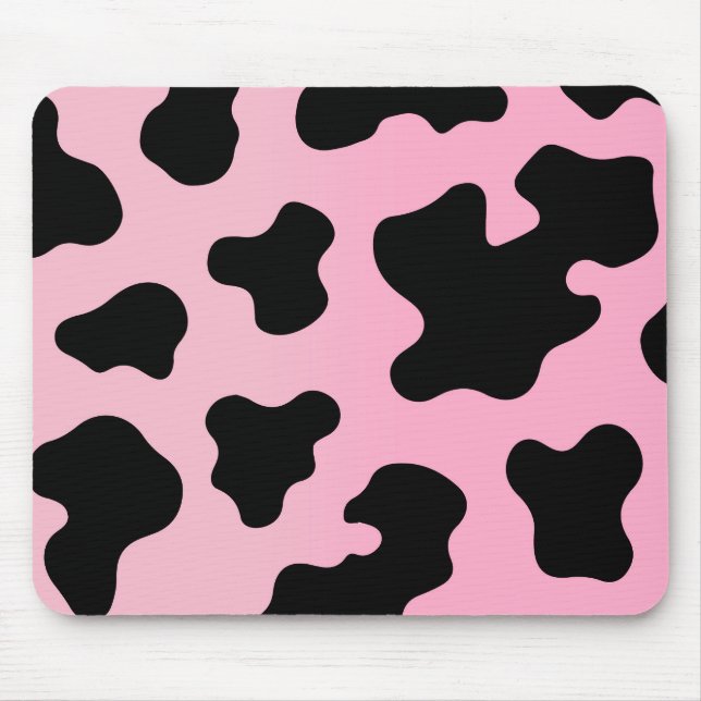 Mousepad Festa de Garota Impressão-Rosa e Negra (Frente)