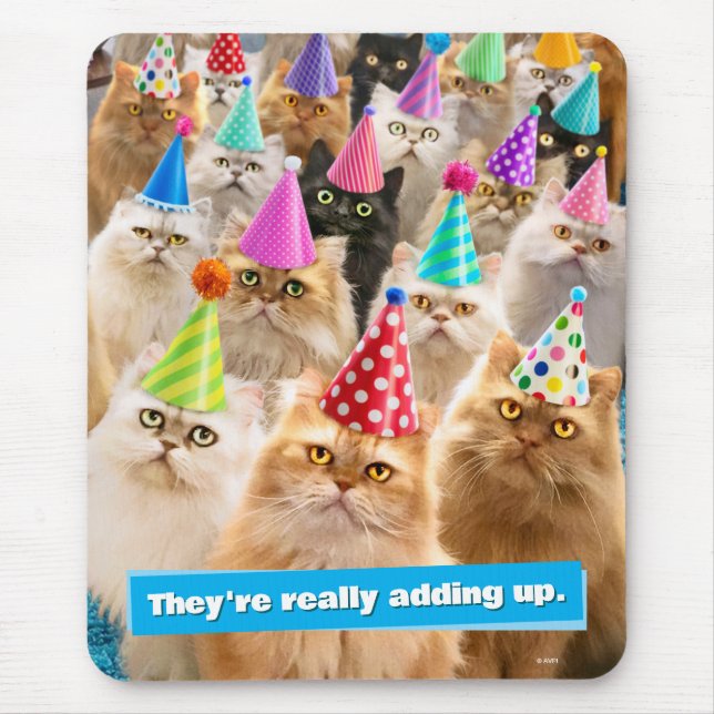 Mousepad Festa de Gatos (Frente)
