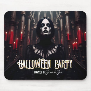 Mousepad Festa de Halloween – Convite Sombrio Gótico