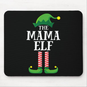 Mousepad Festa de Natal do Grupo Familiar da Mama Elf Match