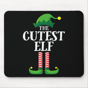 Mousepad Festa de Natal E do Grupo Familiar do Elf Mais Cor