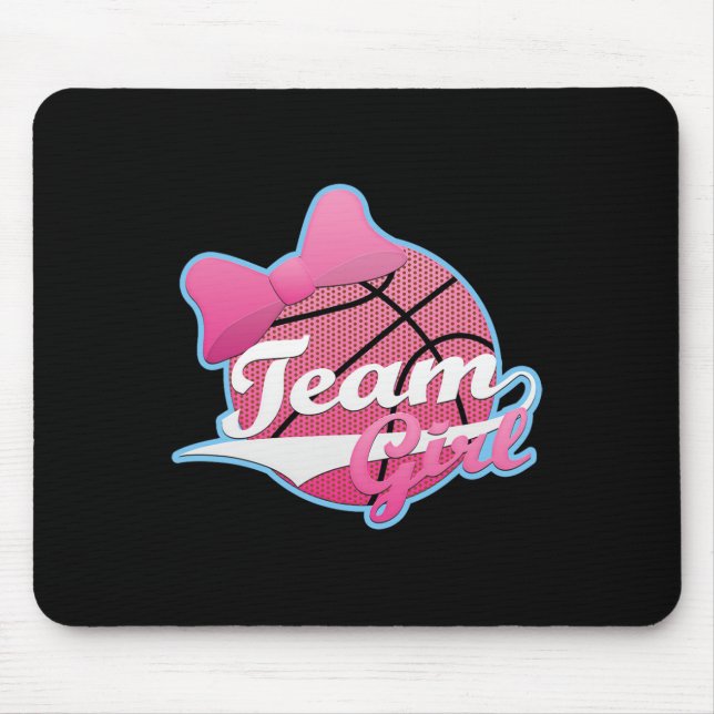 Mousepad Festa de Revelação de Gênero Equipe Rosa  (Frente)